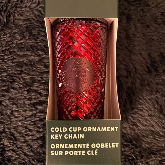 Starbucks Holiday Cold Cup Keychain Ornament - Picture 1 of 3